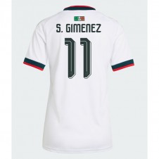 Mexico Santiago Gimenez #11 Bortedrakt Kvinner VM 2026 Kortermet